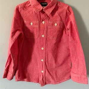 OshKosh Red Button-Up Shirt